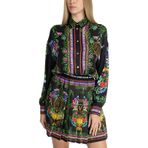 VERSACE JEANS COUTURE Kadın Gömlek Bahçe Siyah - Altın, Siyah - Altın, S