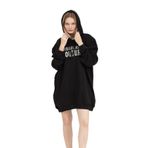 Versace Jeans Couture Kadın Kapüşonlu Sweatshirt,Black Xs