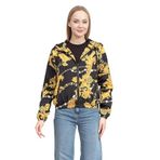 Versace Jeans Couture Kadın Mont, Siyah/Altın, 42 Beden