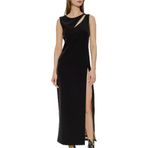 Versace Jeans Couture, Kadın, Regular Fit, Midi Elbise, Siyah, 38