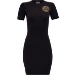 Versace Jeans Couture, Kadın, Slim Fit Mini Elbise, Siyah, M