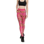 Versace Jeans Couture Kadın Tayt, Flamingo, 40 Beden