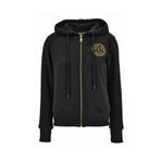 VERSACE JEANS COUTURE Kapüşon Yaka Baskılı Sweatshırt, M, 5003220232, Siyah, kadın
