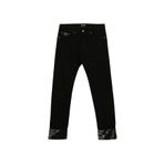 VERSACE JEANS COUTURE Normal Bel Katlamalı Paça Slim Fit Denim Pantolon, 30, 5003115388, Siyah, Erkek