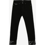 Versace Jeans Couture Normal Bel Katlamalı Paça Slim Fit Siyah Erkek Denim Pantolon 75GAB5DMDW040L54909 - 30