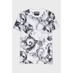 Versace Jeans Couture Pamuklu Slim Fit Bisiklet Yaka T Shirt Erkek T Shirt 76GAH6S0 JS287 003 - XL - Beyaz