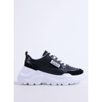 Versace Jeans Couture Siyah Kadın Deri Sneaker 78VA3SC2