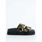 Versace Jeans Couture Siyah Kadın Terlik 78VA3SM1