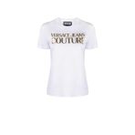 VERSACE JEANS COUTURE Yuvarlak Yaka Baskılı T-Shirt, S, 5003158627, BEYAZ, Kadın