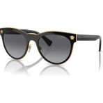 Versace Kadın Güneş Gözlüğü 2198 1002/T3 54-20 Siyah Polarize UV 400 Filtreli Kemik Çerçeve