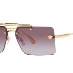 Versace Kadın Güneş Gözlüğü Altın Çerçeve, Menekşe Gradyan Lensler, 60MM