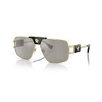 Versace VE 2251 10026G 63 Erkek Gold Metal Aynalı Güneş Gözlüğü