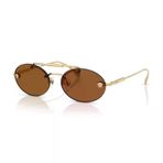 Versace VE 2295 100273 56 Kadın Oval Gold Metal Güneş Gözlüğü