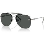 Versace VE 2296 100187 60 Kadın Geometrik Gun Metal Güneş Gözlüğü