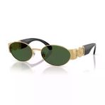 Versace VE 2299 100271 56 Unisex Oval Gold Metal Güneş Gözlüğü