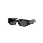 Versace VE 4489U GB187 55 Geometrik Siyah Kemik Kadın Güneş Gözlüğü