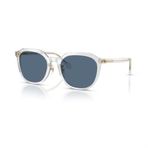 Versace VE 4493D 551971 55 Geometrik Şeffaf Kemik Unisex Güneş Gözlüğü