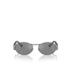 Versace VE2264 Oval Gri Unisex Güneş Gözlüğü