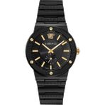 Versace VEVI00620 Versace Greca Logo Unisex Kol Saati - Siyah