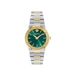 Versace Vrscve5q00526 Rengi Metalik Gri Çelik Unisex Kol Saati - Altın