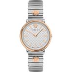 Versace VRSCVE8105022 Quartz Swiss Made Çelik Rose/gri 38 mm Erkek Kol Saati - Gümüş
