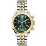 Versace VRSCVEV602023 Erkek Kol Saati - Altın - Metalik Gri