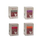 Versele Laga 4'lü Bakım Seti Omnivit-mutavit-fertivit-calcilux 4x25 gr 4lü Set (CAM ŞİŞE - ORİJİNALDEN BÖLME)