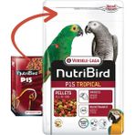 Versele-Laga Nutribird P15 Tropical 1 kg Papağanlar İçin Tam ve Dengeli Pelet Yem