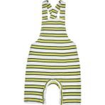 Verte Vallée Sarı-Yeşil Çizgili Unisex Bebek Salopet - 1 - 1,5 Yaş