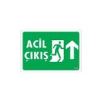 Verto Acil Çıkış Uyarı Levhası 17,5X25 KOD:943