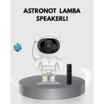 Verto Astronot Şekilli Galaxy Projeksiyon Lambası Nebula Efektli Dekoratif Lamba