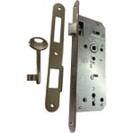 Verto Kale Oval 151 R 40 mm Nikel Oda Kapı Kilidi