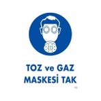 Verto Toz ve Gaz Maskesi Uyarı Levhası 25X35 Kod:18