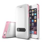Verus iPhone 6-6S Pearl White Baby Pink 4.7 Case Slim Hard Slide Series Kılıf