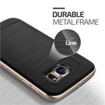 Verus Samsung Galaxy S6 Case Iron Shield Series Gold Kılıf