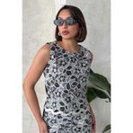 VERYMODA Dantel Kolsuz Bluz - Siyah | D2766