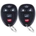 VERYOH Anahtarsız Giriş Uzaktan Kumandalı Araba Anahtarlığı 2007-2016 Chevy Banliyö Tahoe Traverse/Buick Enclave/GMC Acadia Yukon/Cadillac Escalade FCCID: OUC60270 OUC60221 (5Btn 2 Adet)