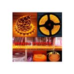 vesled 1mt Amber Şerit Led Dış Mekan 1mt Silikonlu Amber Şerit Led 1metre Turuncu Led 1 Metre Oranj Led