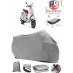Vespa 946 125 I.e. Branda Gri Motosiket Brandası Motor Örtüsü Çadır Su Geçirmez Motosiklet Kılıfı Motor Brandası,lastikli,taşıma Torbalı - Arka Çanta UYUMSUZ