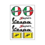 Vespa A4 8'li Sticker Paketi Tasarımı Evrensel