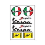 Vespa Dönüşüm Sticker Seti A4 Vespa Logo - Universal
