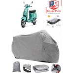 Vespa Lx 125 3V I.e Branda Gri Motosiket Brandası Motor Örtüsü Çadır Su Geçirmez Motosiklet Kılıfı Motor Brandası,lastikli,taşıma Torbalı - Arka Çanta UYUMSUZ