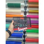 Vespa Motor Plakalık ( KIRMIZI ZEMİN BEYAZ YAZI )