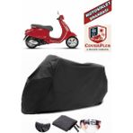 Vespa Primavera 50 Red Branda Siyah Motosiket Brandası Motor Örtüsü Çadır Su Geçirmez Motosiklet Kılıfı Motor Brandası,lastikli,taşıma Torbalı - Arka Çanta UYUMSUZ