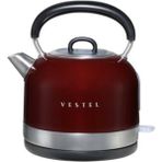 Vestel 2200 W Retro Bordo Su Isıtıcısı Bordo Resmi Distribütör Garantili Çelik 1 - 2 L - Almond Cream