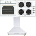 Vestel AF-7688 RB - AO-6104 YRB - AD-6002 RB Beyaz Rustik Set
