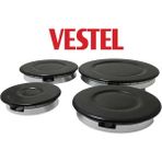 Vestel Ankastre Ocak -Fırınlı Ocak-Set Üstü Ocak Bek Takımı Şapka Tabla ve Ocak Küçültücü