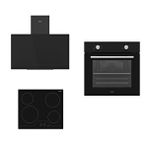 Vestel Black Star Elektrikli 3 Lü Ankastre Set 78 ( Af 4661 Ys - Ao 6330 S - Ad 63340 S ) Siyah