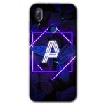 Vestel E5 Dark Neon Yaprak A Harfi Baskılı Uyumlu Silikon Kılıf