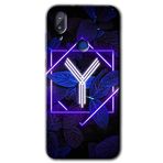 Vestel E5 Dark Neon Yaprak Y Harfi Baskılı Uyumlu Silikon Kılıf